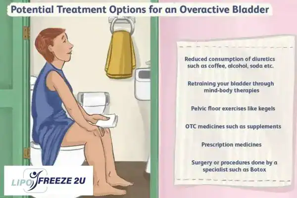 image of woman on toilet because of an overactive bladder Greenock