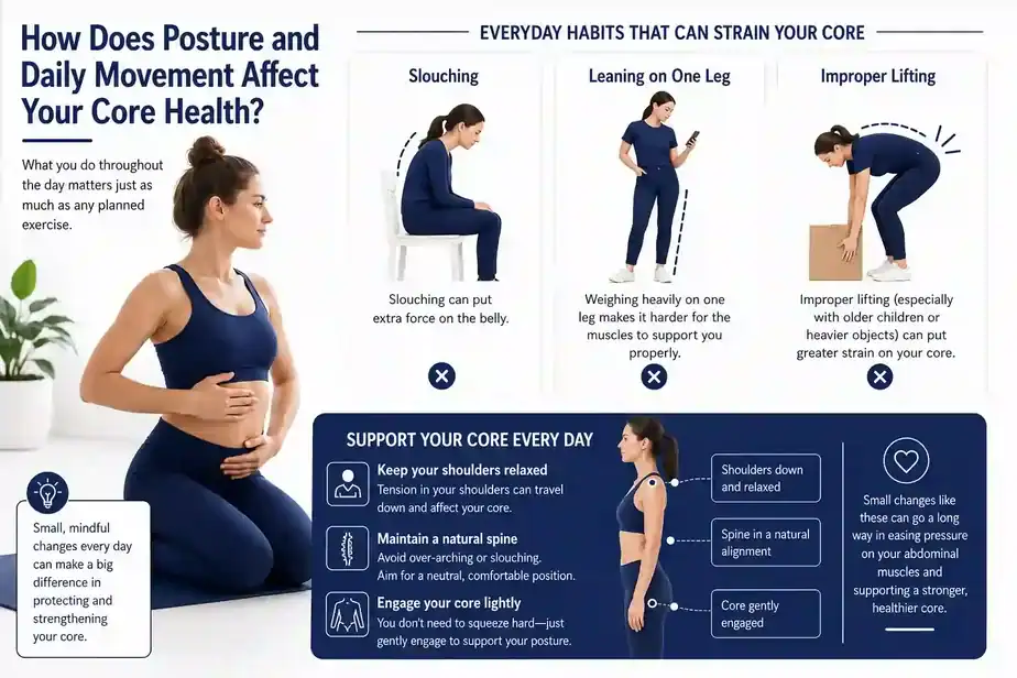 How Does Posture and Daily Movement Affect Your Core Health Greenock?