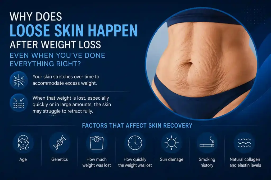 Why Does Loose Skin Happen After Weight Loss Even When You’ve Done Everything Right Greenock?